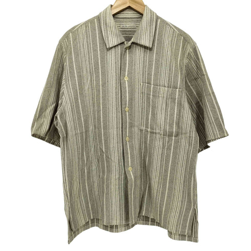 ユナイテッドアローズ UNITED ARROWS スクリーン メッシュ ストライプ シャツ メンズ M