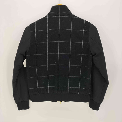 フレッドペリー FRED PERRY 素材切替 中綿 スウィングトップ ダブルジップ ハリントン ジャケット レディース import:S