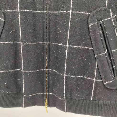 フレッドペリー FRED PERRY 素材切替 中綿 スウィングトップ ダブルジップ ハリントン ジャケット レディース import:S