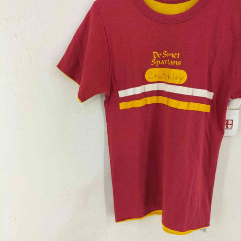 チャンピオン Champion USA製 トリコタグ ダブルフェイス クルーネックTシャツ DE SMET SPARTANS メンズ import:S
