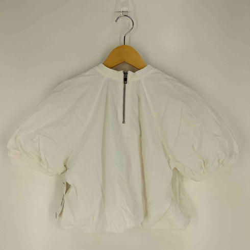 ザラ ZARA バックジップ リブパフ トップス レディース import:S