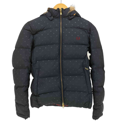 フレッドペリー FRED PERRY PERTEX 163 ラクーンファーフード ダウンジャケット レディース import:S