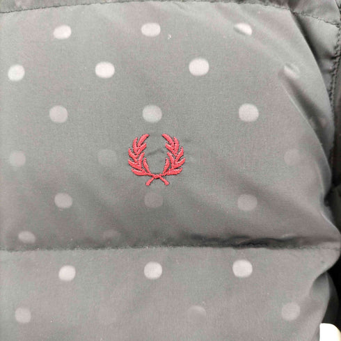 フレッドペリー FRED PERRY PERTEX 163 ラクーンファーフード ダウンジャケット レディース import:S