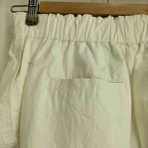 ユナイテッドアローズグリーンレーベルリラクシング UNITED ARROWS green label relaxing 24SS イージー カーブ パンツ オフホワイト レディース JPN:36