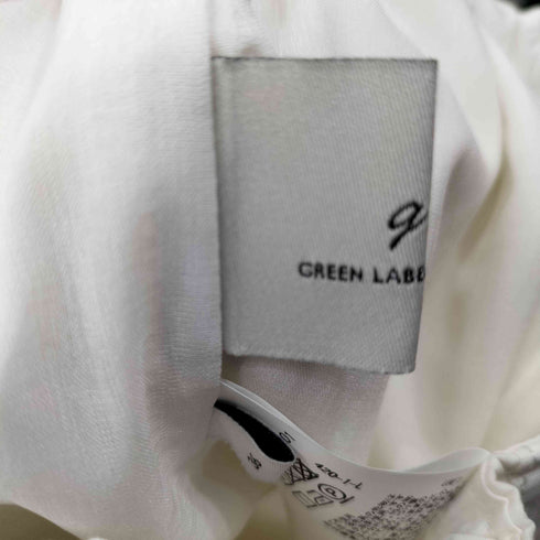 ユナイテッドアローズグリーンレーベルリラクシング UNITED ARROWS green label relaxing 24SS イージー カーブ パンツ オフホワイト レディース JPN:36