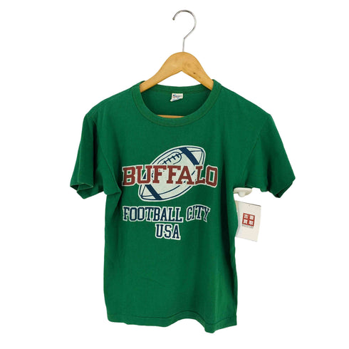 チャンピオン Champion USA製 トリコタグ BUFFALO FOOTBALL CITY USA クルーネックTシャツ メンズ import:M