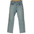 リーバイス Levis 501(R) CROP DIBS W/ TAPE サイド ロゴ ライン デニム パンツ レディース W:26 L:28