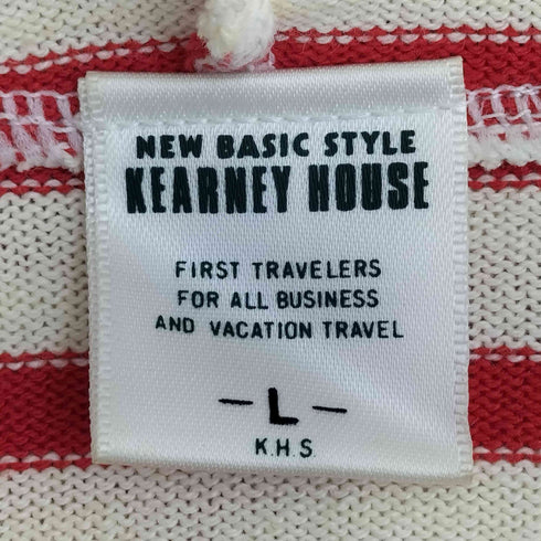 カーニーハウス KEARNEY HOUSE Y2K レースアップ ボーダーフーディ メンズ JPN:L