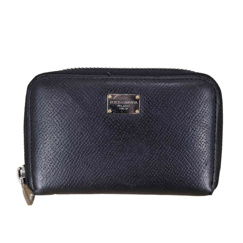 ドルチェアンドガッバーナ DOLCE&GABBANA ラウンドジップ レザーカードケース レディース
