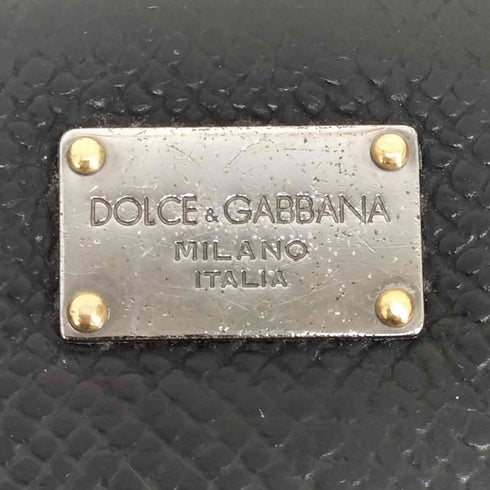 ドルチェアンドガッバーナ DOLCE&GABBANA ラウンドジップ レザーカードケース レディース