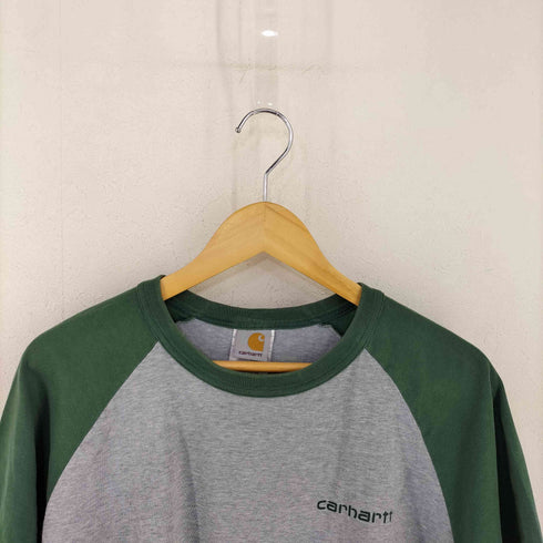 カーハート Carhartt ロゴプリント ラグランTシャツ メンズ import:XL