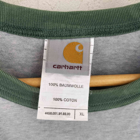 カーハート Carhartt ロゴプリント ラグランTシャツ メンズ import:XL