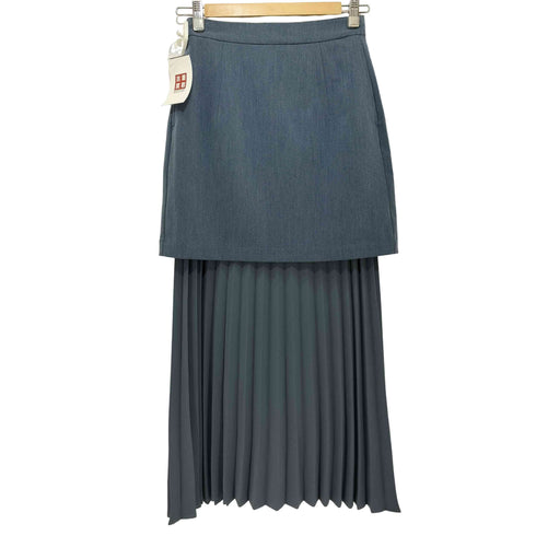 スタイルミキサー STYLEMIXER レイヤードプリーツスカート レディース XS