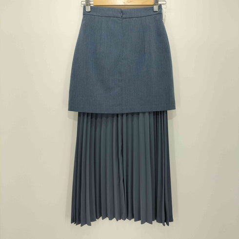 スタイルミキサー STYLEMIXER レイヤードプリーツスカート レディース XS