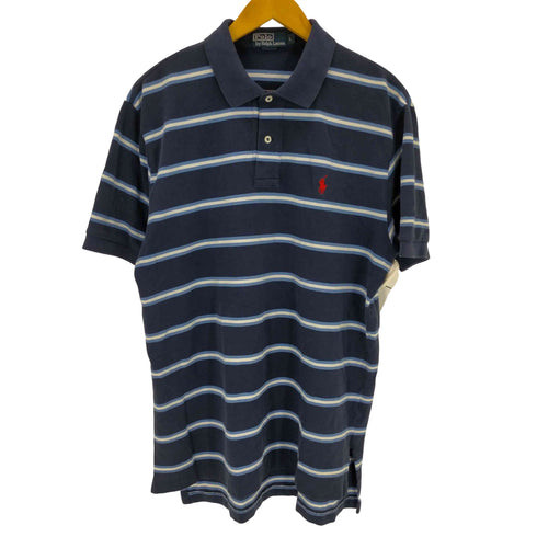 ポロバイラルフローレン Polo by RALPH LAUREN ボーダーポロシャツ メンズ import:L