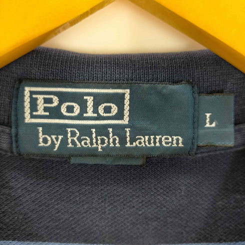 ポロバイラルフローレン Polo by RALPH LAUREN ボーダーポロシャツ メンズ import:L