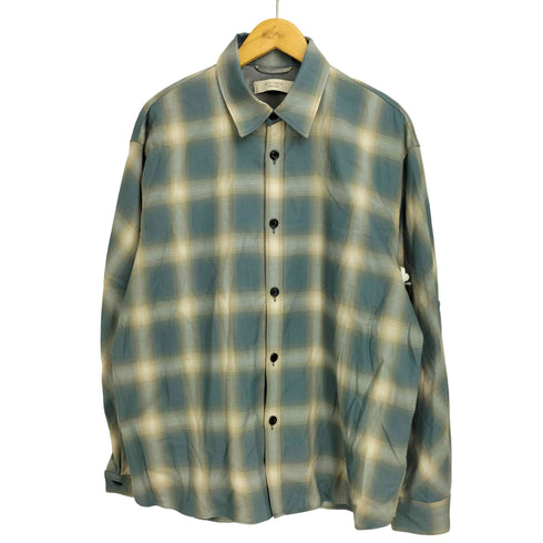 CITY TOKYO 25SS ソフトドレープオンブレチェックシャツ メンズ JPN:1