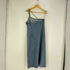 ザラ ZARA アシンメトリー デニムミディワンピース レディース import:M