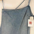 ザラ ZARA アシンメトリー デニムミディワンピース レディース import:M