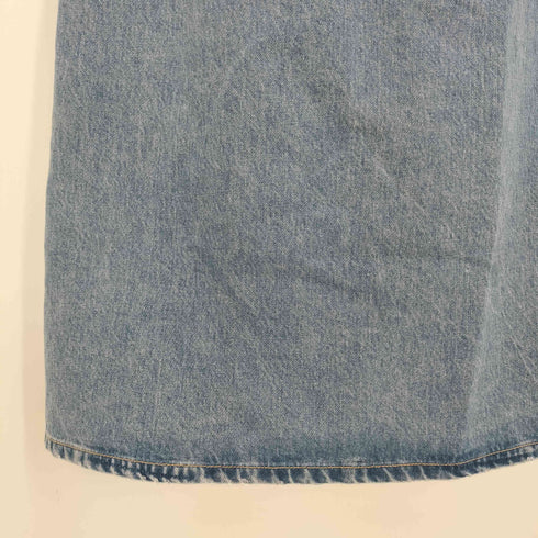 ザラ ZARA アシンメトリー デニムミディワンピース レディース import:M