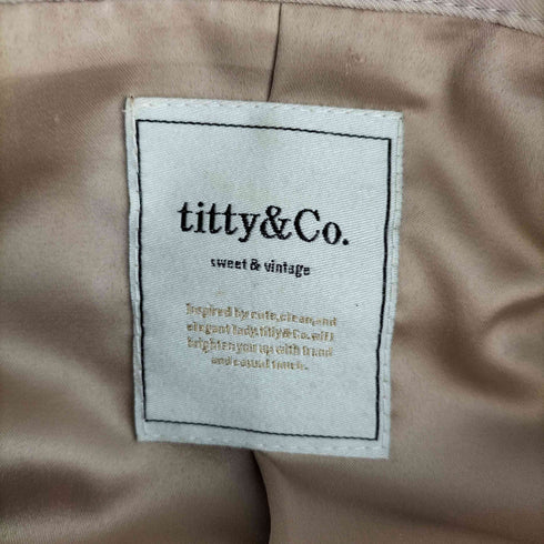 ティティアンドコー titty&Co フレアトレンチコート レディース JPN:S
