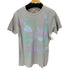 ヘルスニット Healthknit 80s USA製 スカルプリントTシャツ シングルステッチ メンズ import:XL