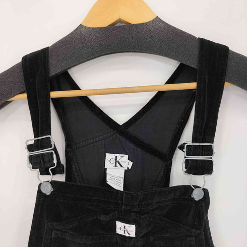 カルバンクラインジーンズ Calvin Klein Jeans 90S ベロアオーバーオール レディース import:S