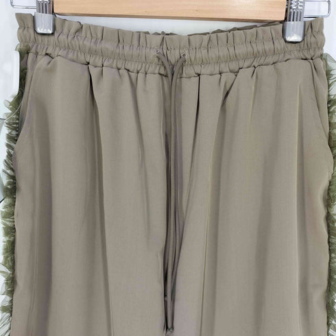 Hello I am MARC Rhythmic ruffled line pants イージーパンツ レディース JPN:38