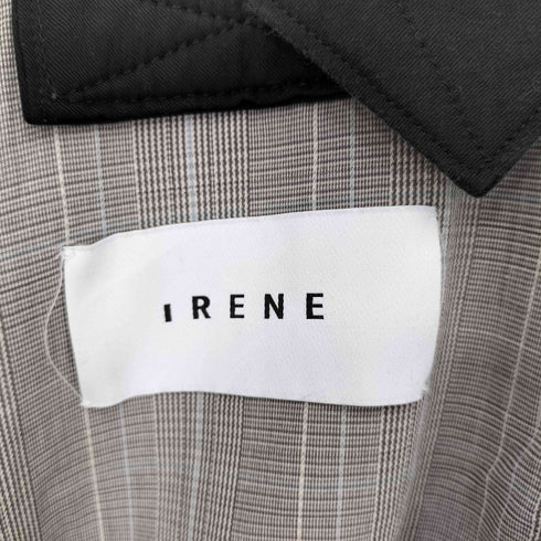 アイレネ IRENE チェック サイドジップデザイン キャミワンピース レディース 36