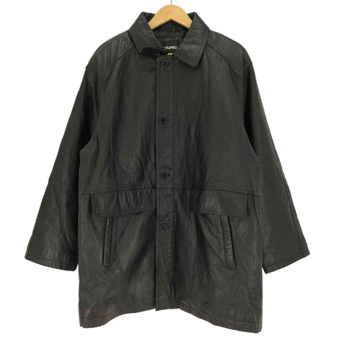 MARUPINO シープレザー フラップ ポケット ジャケット ハーフ コート メンズ JPN:L