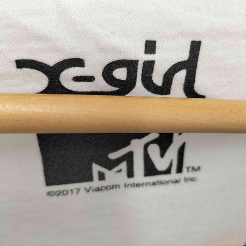 エックスガール X-girl 17AW MTV コラボ B/B TEE ラグランTシャツ レディース ONE SIZE