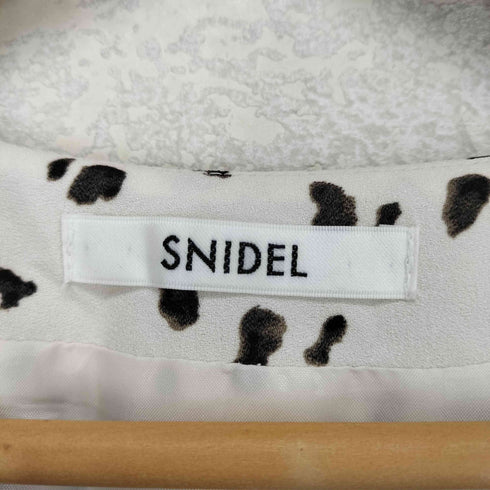スナイデル snidel Sustainaパフスリプリントワンピ レディース JPN:1