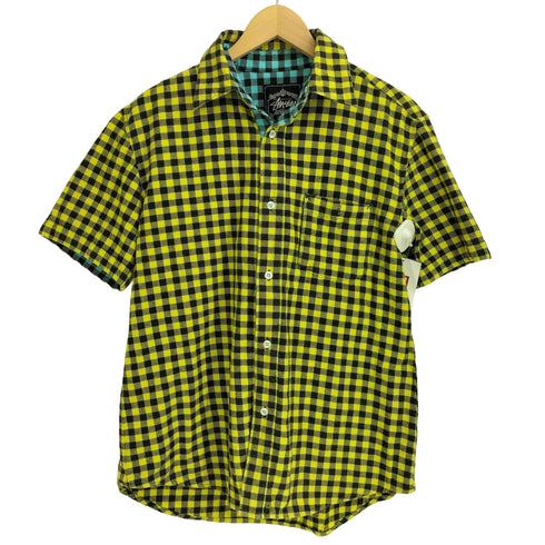 ステューシー Stussy 00S チェック 半袖 ネルシャツ メンズ import:M