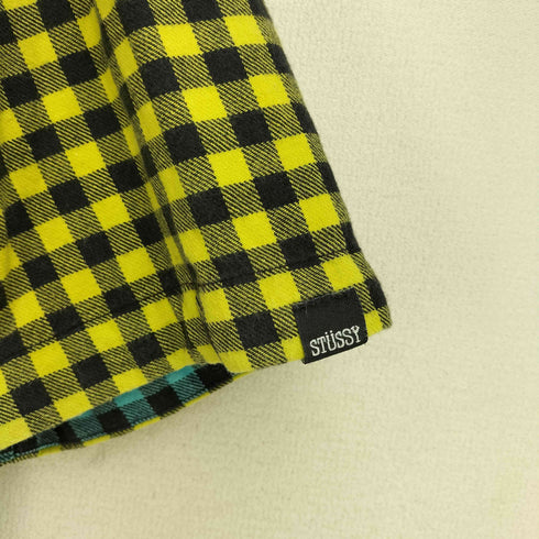 ステューシー Stussy 00S チェック 半袖 ネルシャツ メンズ import:M