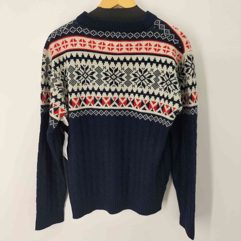 ジェーシーペニー JC Penney 台湾製 ノルディック柄 アクリルニットセーター メンズ import:M