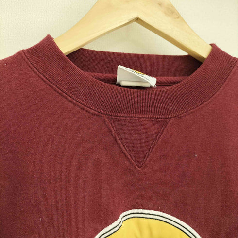 ハードロックカフェ Hard Rock Cafe 90-00s CHICAGO ロゴ 刺繍 Vガゼット クルーネック スウエット メンズ