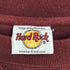 ハードロックカフェ Hard Rock Cafe 90-00s CHICAGO ロゴ 刺繍 Vガゼット クルーネック スウエット メンズ