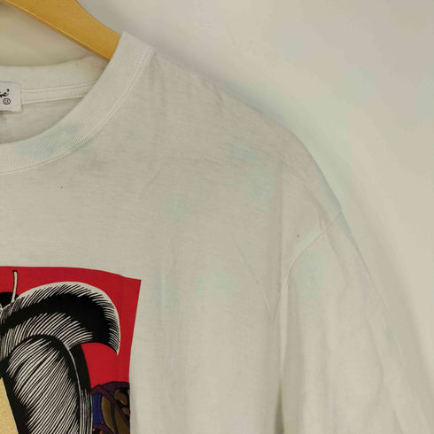 和柄 歌舞伎 プリント クルーネックTシャツ メンズ 3L