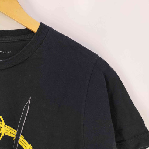 アニメプリント クルーネック Tシャツ メンズ import:S