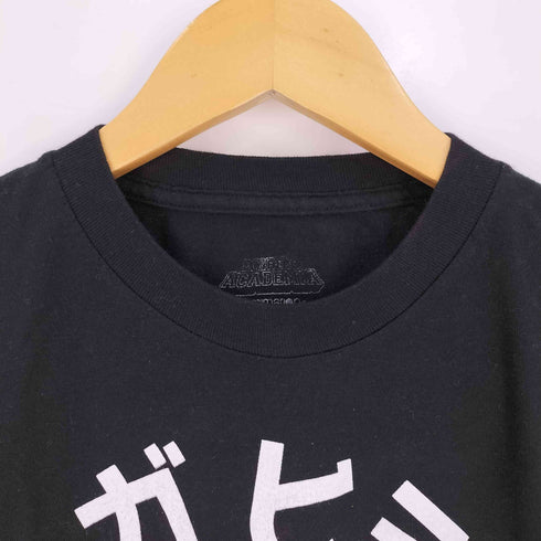 コミック キャラクター プリント クルーネックTシャツ メンズ import:S
