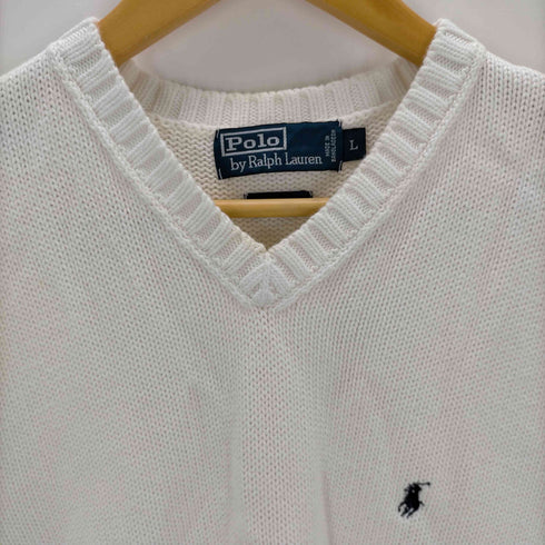 ポロバイラルフローレン Polo by RALPH LAUREN ポニー刺繍 コットンベスト メンズ JPN:L