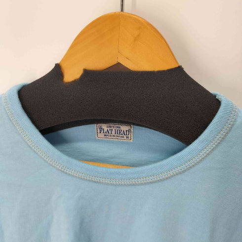 ザフラットヘッド the flat head SUNDOWNER 丸銅半袖Tシャツ メンズ US:36