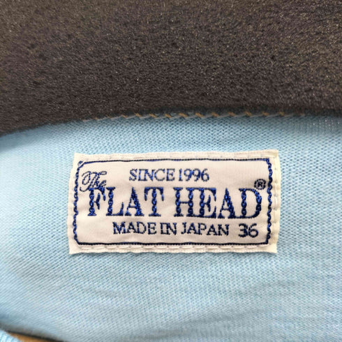 ザフラットヘッド the flat head SUNDOWNER 丸銅半袖Tシャツ メンズ US:36