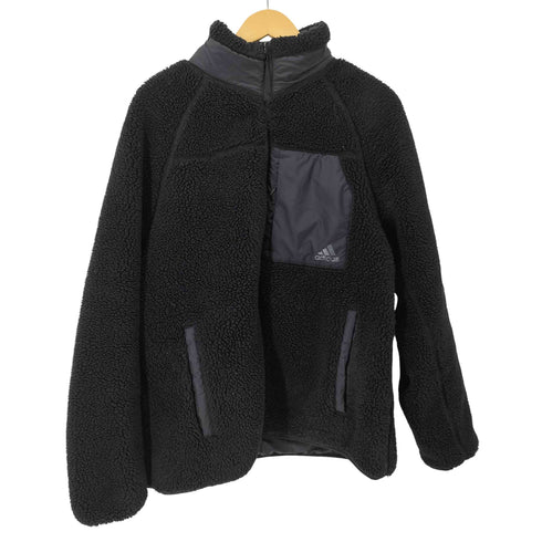 アディダス adidas ボアフリースリバーシブルジャケット メンズ JPN:XL