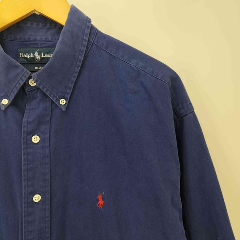 ラルフローレン RALPH LAUREN BLAKE ヘビーオンス ボタンダウン L/S シャツ メンズ import:L