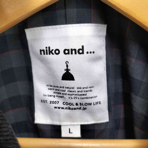 ニコアンド niko and... ダックステンミドルCT コート レディース JPN:L