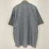 エルメネジルドゼニア Ermenegildo Zegna イタリア製 コットンリネン オーバーサイズ半袖チェックシャツ メンズ import:XL