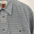 エルメネジルドゼニア Ermenegildo Zegna イタリア製 コットンリネン オーバーサイズ半袖チェックシャツ メンズ import:XL