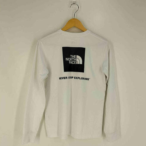 ザノースフェイス THE NORTH FACE L/S Back Square Logo Tee ロングスリーブTシャツ レディース import:M