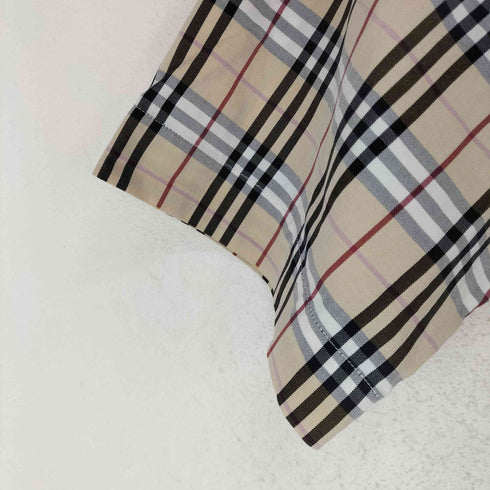 バーバリーロンドン BURBERRY LONDON ノバチェック総柄 ボタンダウン半袖シャツ メンズ JPN:S
